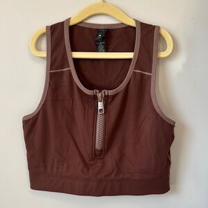 Vitality Zipper Sports Bra